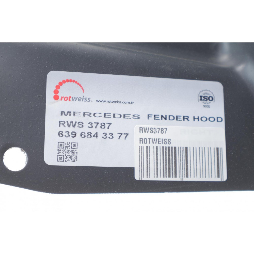 Підкрилок (передній) MB Vito (W639) 03-14 (R)