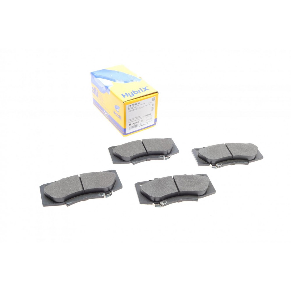 22-0937-0 METELLI Комплект гальмівних колодок дисковий гальм