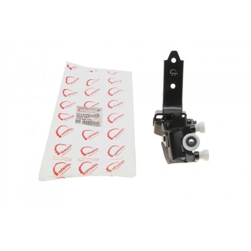 Ролик дверей (бічних/верхній) VW T5 (R) (з кронштейном)