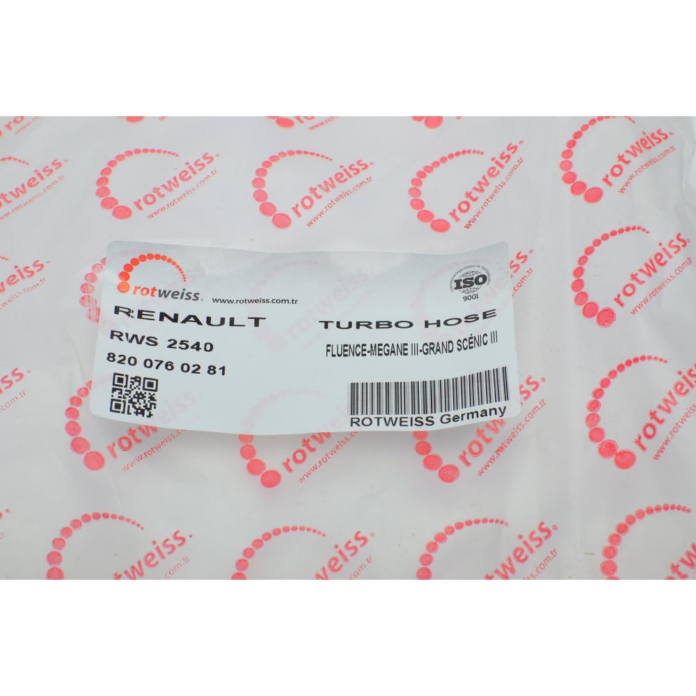 Патрубок інтеркулера Renault Megane III 1.5 dCi 08-