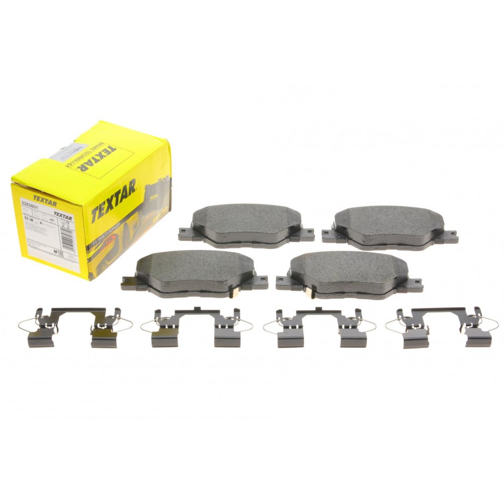 2283801 TEXTAR Комплект гальмівних колодок дисковий гальм