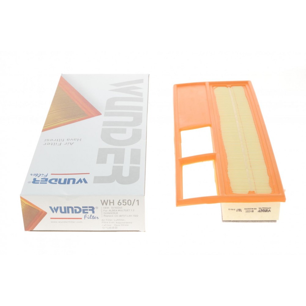 Фільтр повітряний Fiat Doblo 1.3JTD (з поролоном)