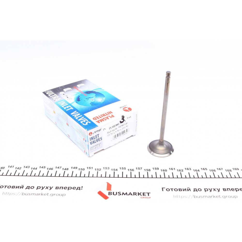 Клапан (впуск) Chevrolet Aveo/Kalos/Matiz/Daewoo Damas/Matiz/Tico 0.8-1.2 (35.7х5.5x110.5) (азот.)