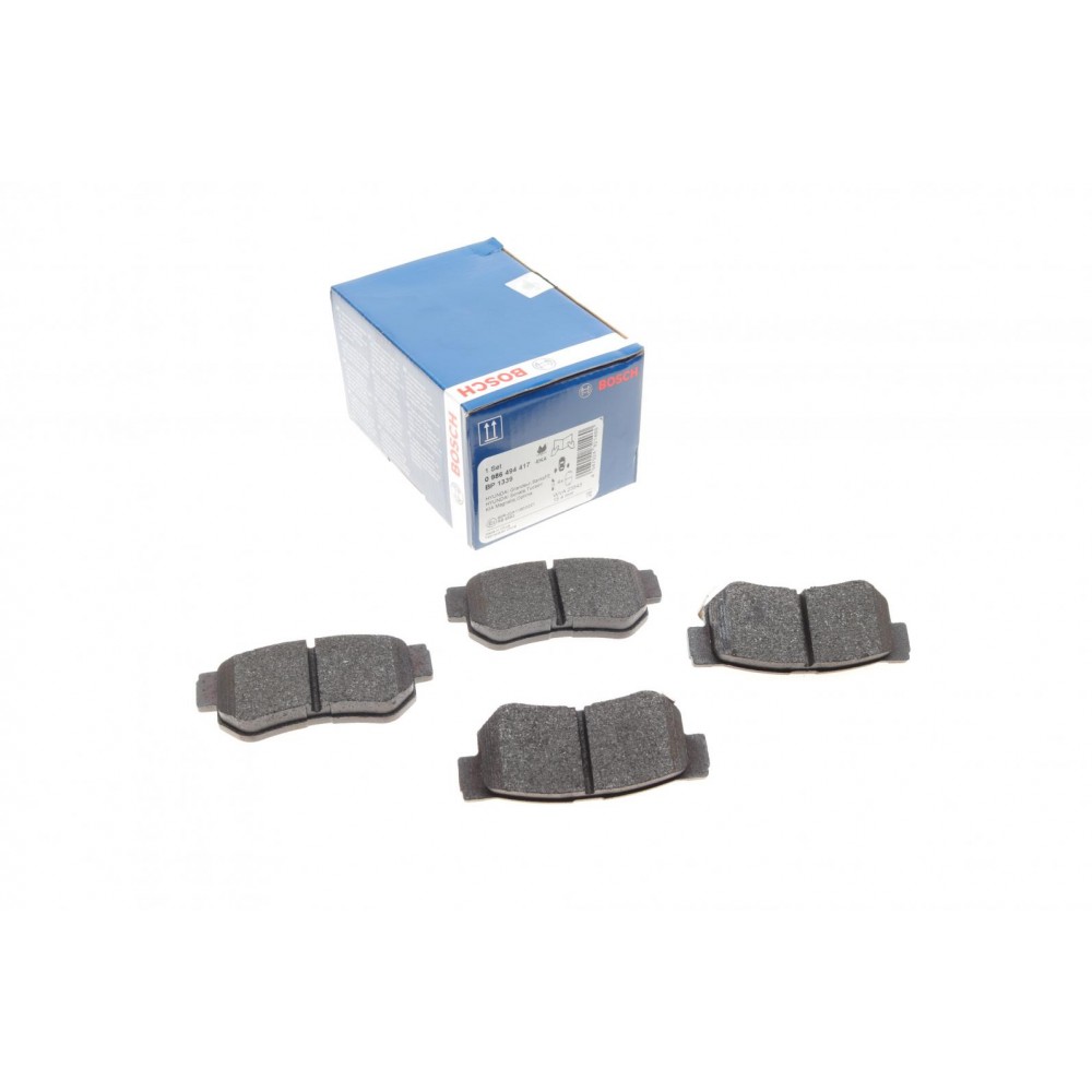 0 986 494 417 BOSCH Комплект гальмівних колодок дисковий гальм