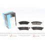KBP-1012 KAVO PARTS Комплект гальмівних колодок дисковий гальм