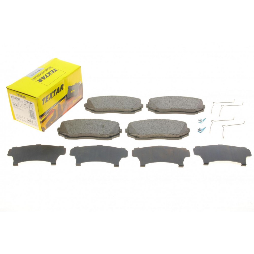 2351505 TEXTAR Комплект гальмівних колодок дисковий гальм