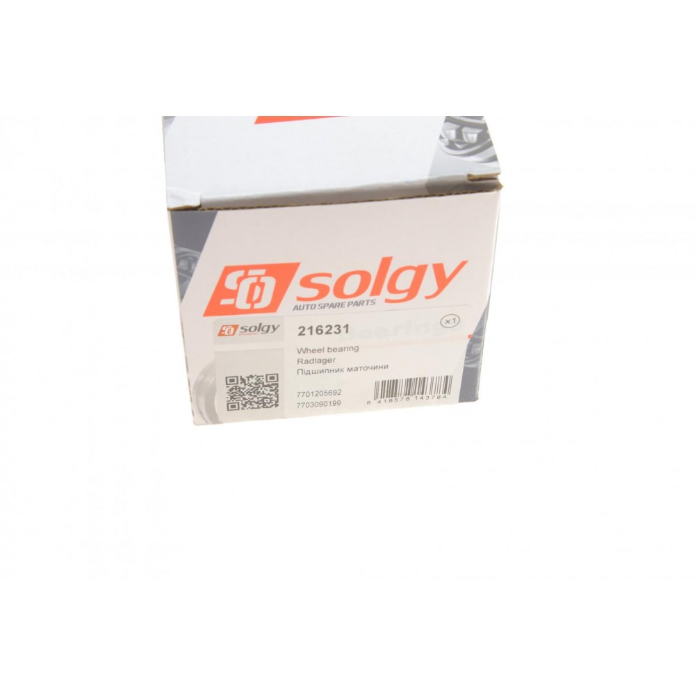 Підшипник маточини (передньої) Renault Trafic 1.4-2.5D 75-01 (42х84х39) (к-кт)