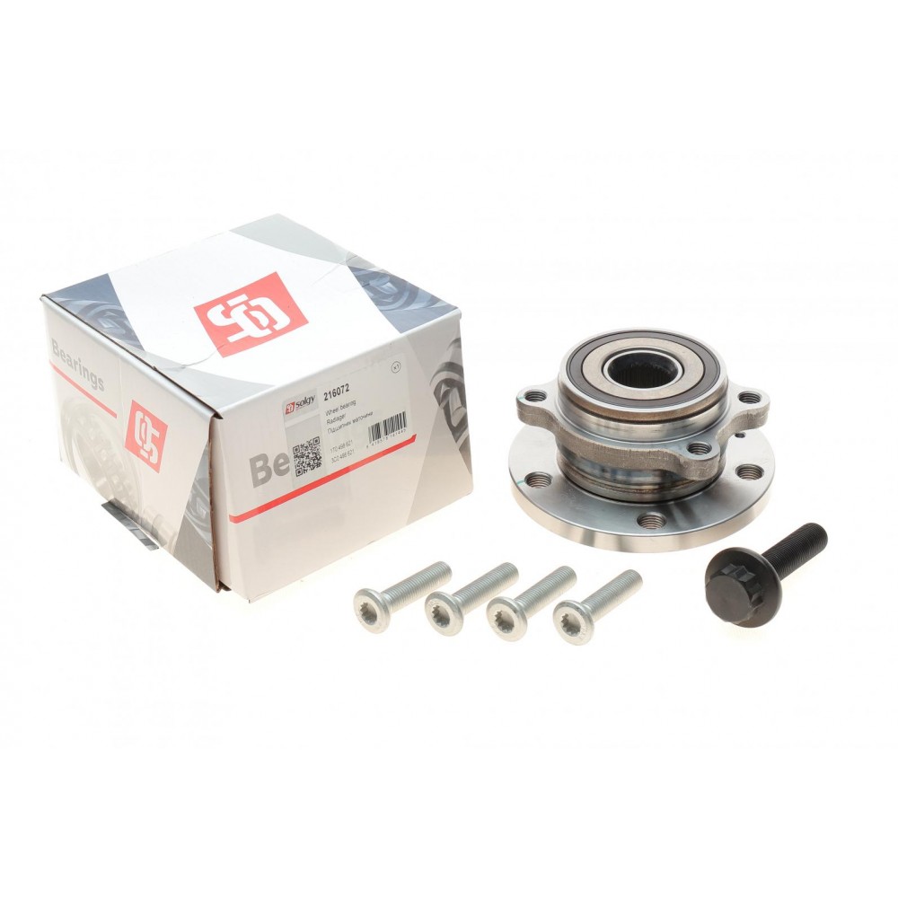 Підшипник маточини (передньої) VW Caddy III/Golf V 03- (4 болти)