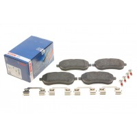 Колодки гальмівні (передні) MB C-class (S204/W204)/E-class (S212/W212) 07- (з прижимною пластиною)