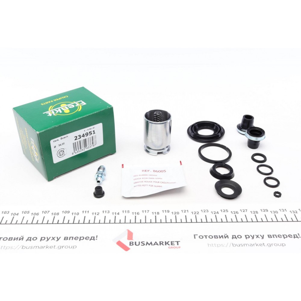 Ремкомплект супорта (заднього) Opel Astra 98-09 (d=34mm) (Bosch) (+поршень з механізмом)