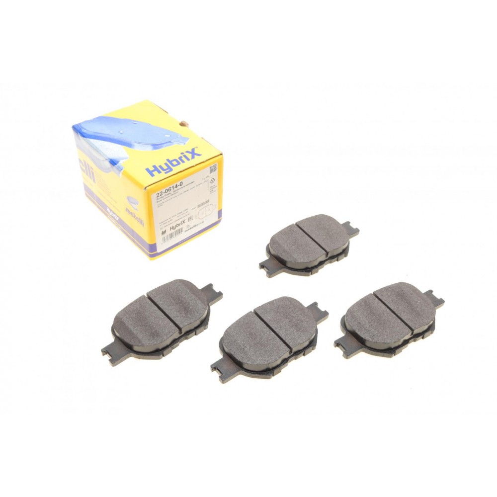 22-0614-0 METELLI Комплект гальмівних колодок дисковий гальм