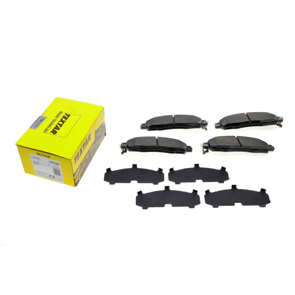 2243901 TEXTAR Комплект гальмівних колодок дисковий гальм