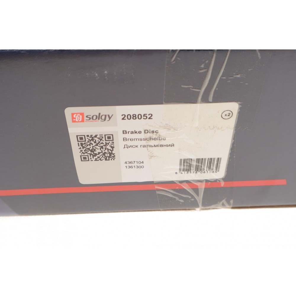 Диск гальмівний (передній) Ford Connect 02- (278x24)