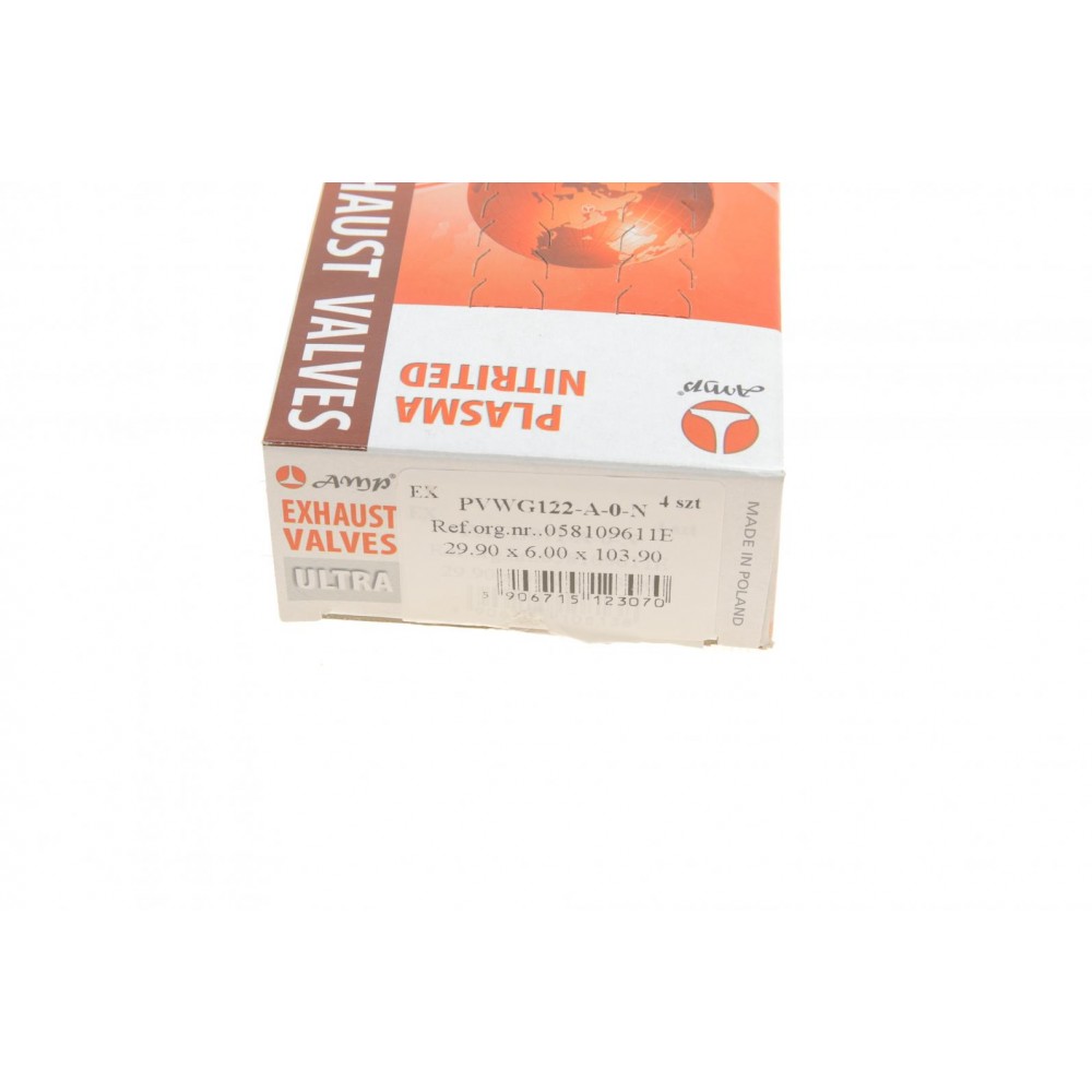 Клапан (випуск) Skoda Octavia/Superb/VW Golf/Passat 1.8 97-10 (29.9x6x103.9) (азотований)