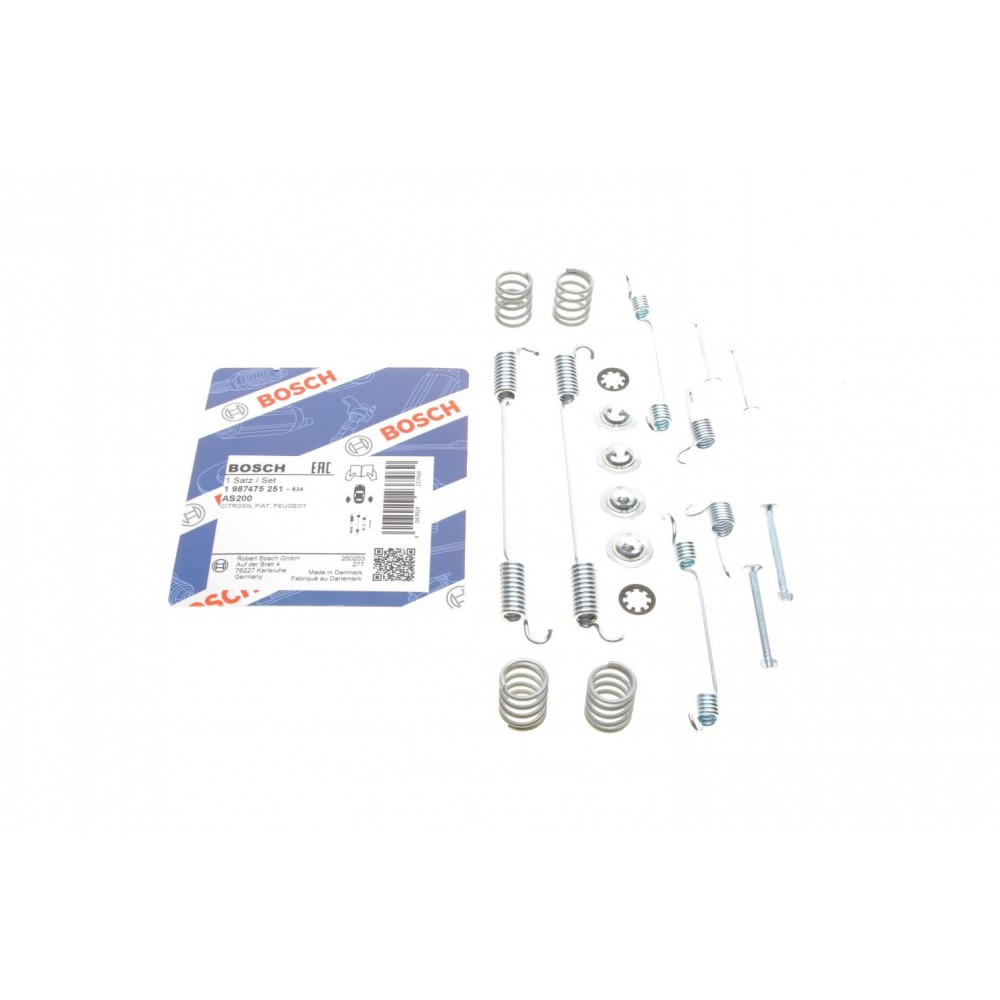 1 987 475 251 BOSCH Комплектуючі гальмівна колодка