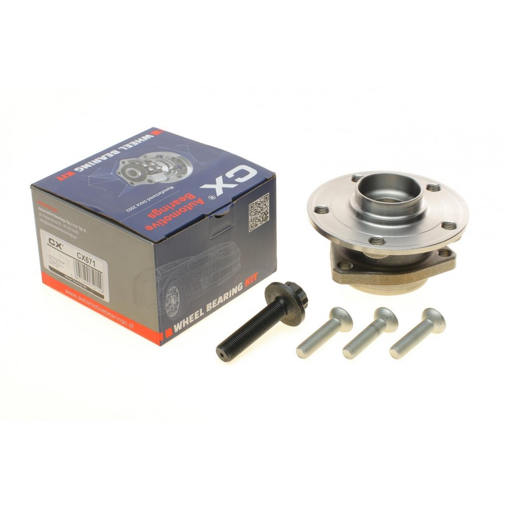 Підшипник маточини (передньої) VW Caddy III/Golf IV 04- (3 болта)