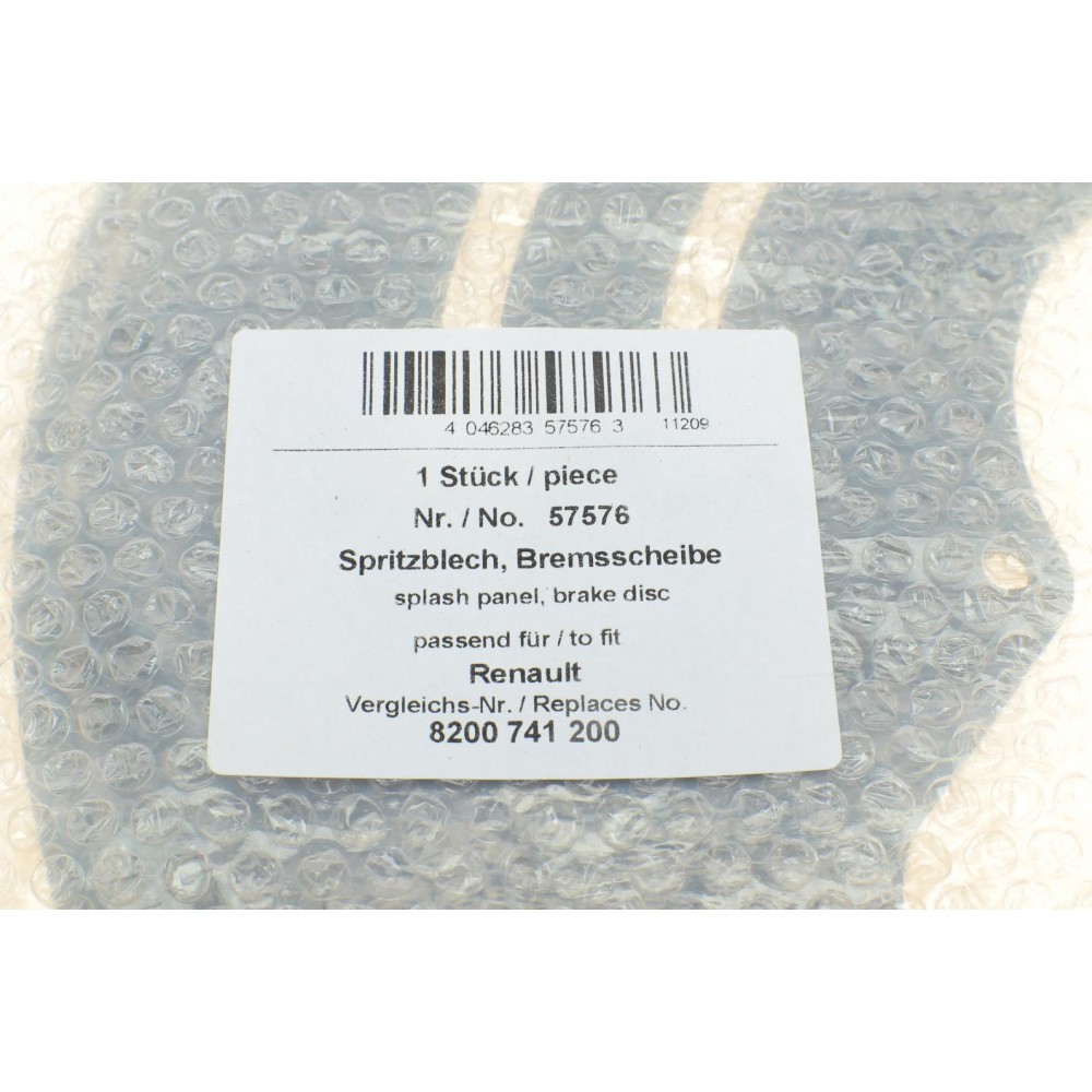 Захист диска гальмівного (заднього) (L) Renault Trafic/Opel Vivaro 01-