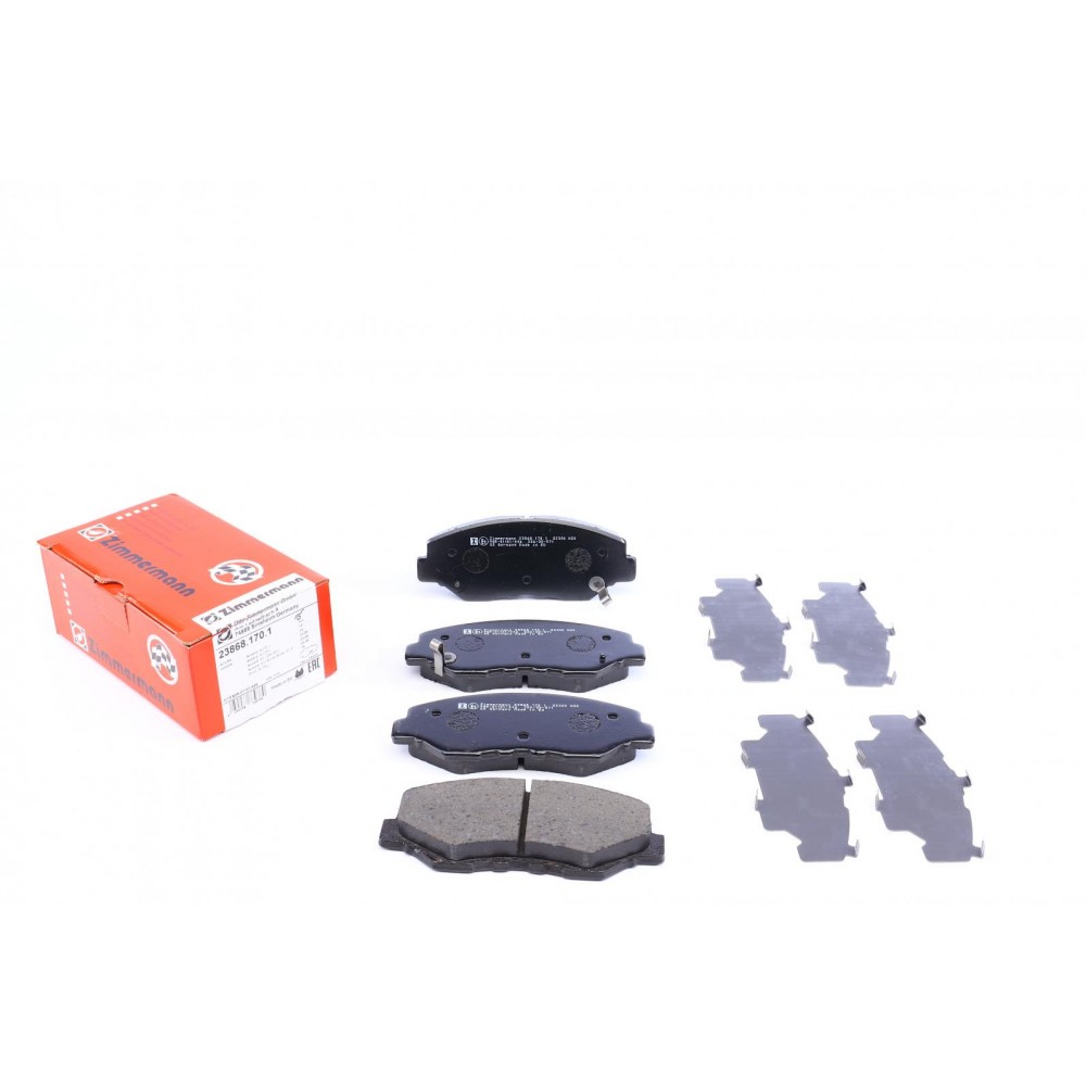 23868.170.1 ZIMMERMANN Комплект гальмівних колодок дисковий гальм