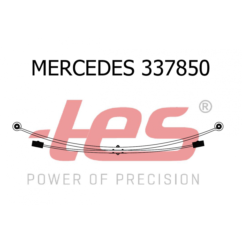 Ресора задня MB Sprinter/VW Crafter 06- (к-кт 2 листа) (2/18mm) (70/740/750)