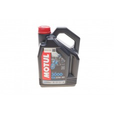 Олива моторне мінеральне MOTUL 3000 4T 20W-50, 4л (837041) (107319)