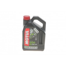 Олива моторне напівсинтетичне эстеровое MOTUL 5100 4T Technosynthese 10W-30, 4л (836641) (104063)