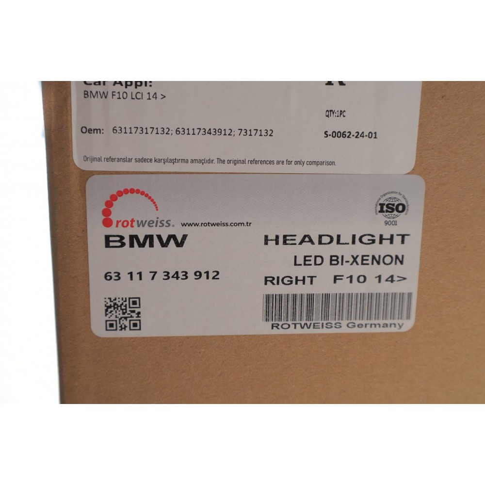 Фара (R) BMW 5 (F10) 11-16 (Bi-Xenon)