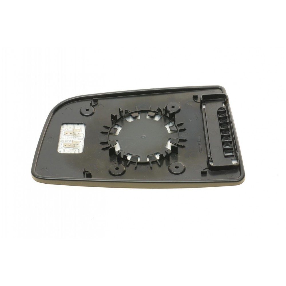 Скло дзеркала (з підігрівом) MB Sprinter 06- (L) (верхнє) (круглий кріпеж) (8118)