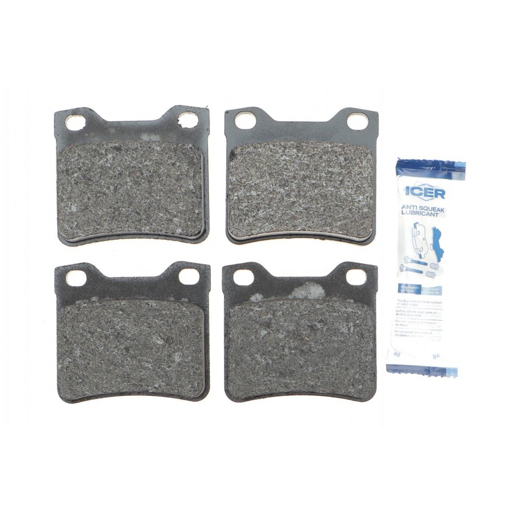 181109 ICER Комплект гальмівних колодок дисковий гальм