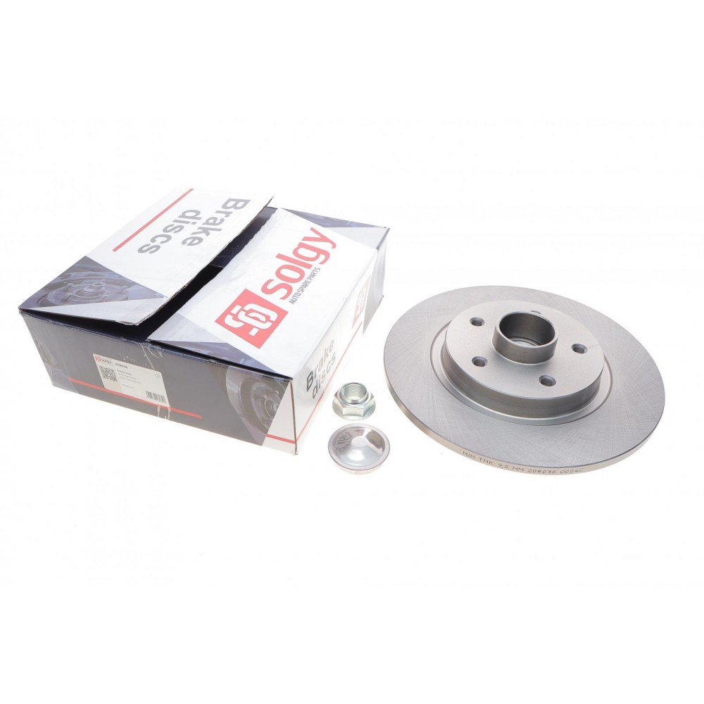 Диск гальмівний (задній) Renault Kangoo 08- (274х11) (+ABS) (з підшипником)