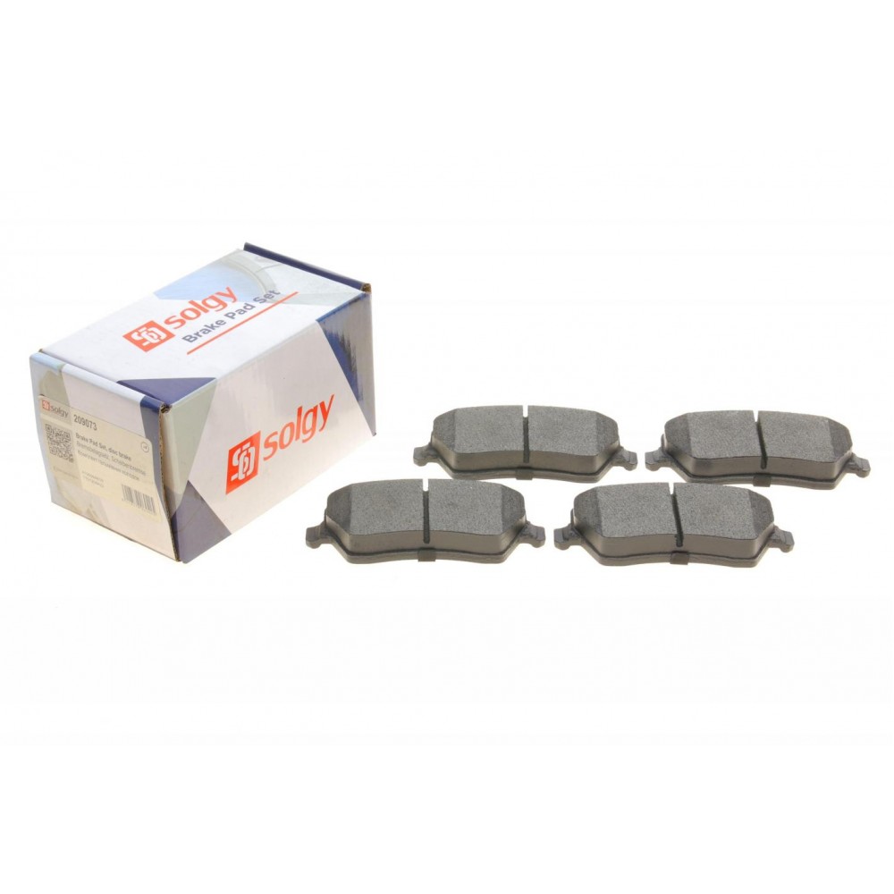 Колодки гальмівні (передні) Renault Kangoo 08- (TRW) (116.5/52.6/17.3mm.)