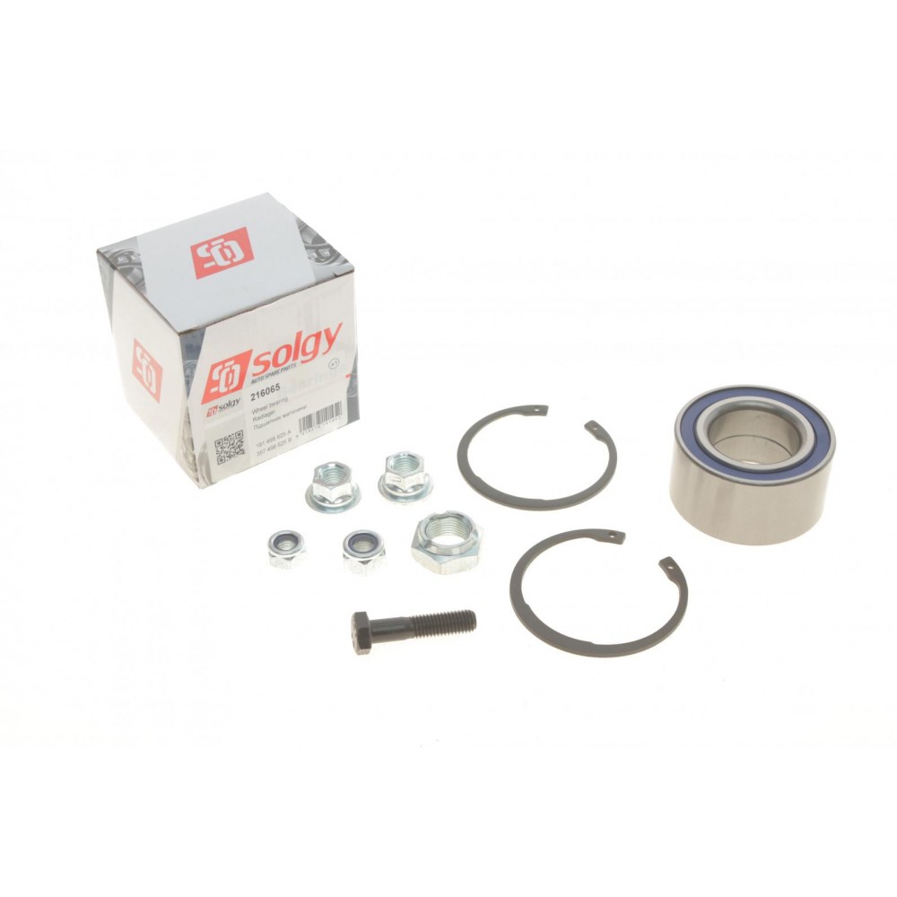 Підшипник маточини (передньої) VW Caddy II -04 (40x72x37) (к-кт)