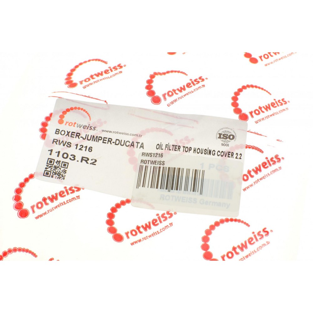 Кришка фільтра масляного Fiat Doblo 1.3JTD/Ducato 2.2/Scudo 2.0HDI 07- (1303477)