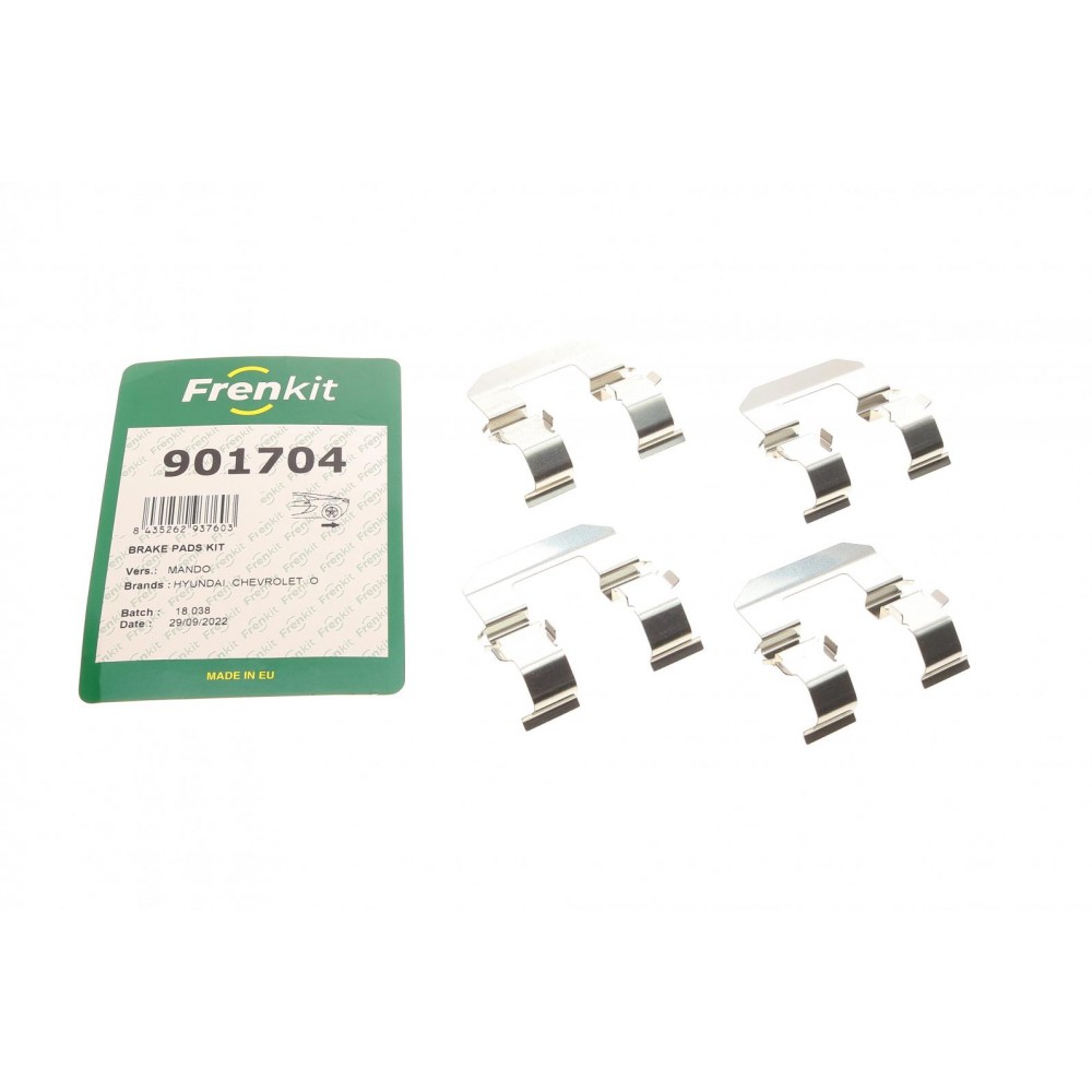 901704 FRENKIT Комплектуючі колодки дискового гальма
