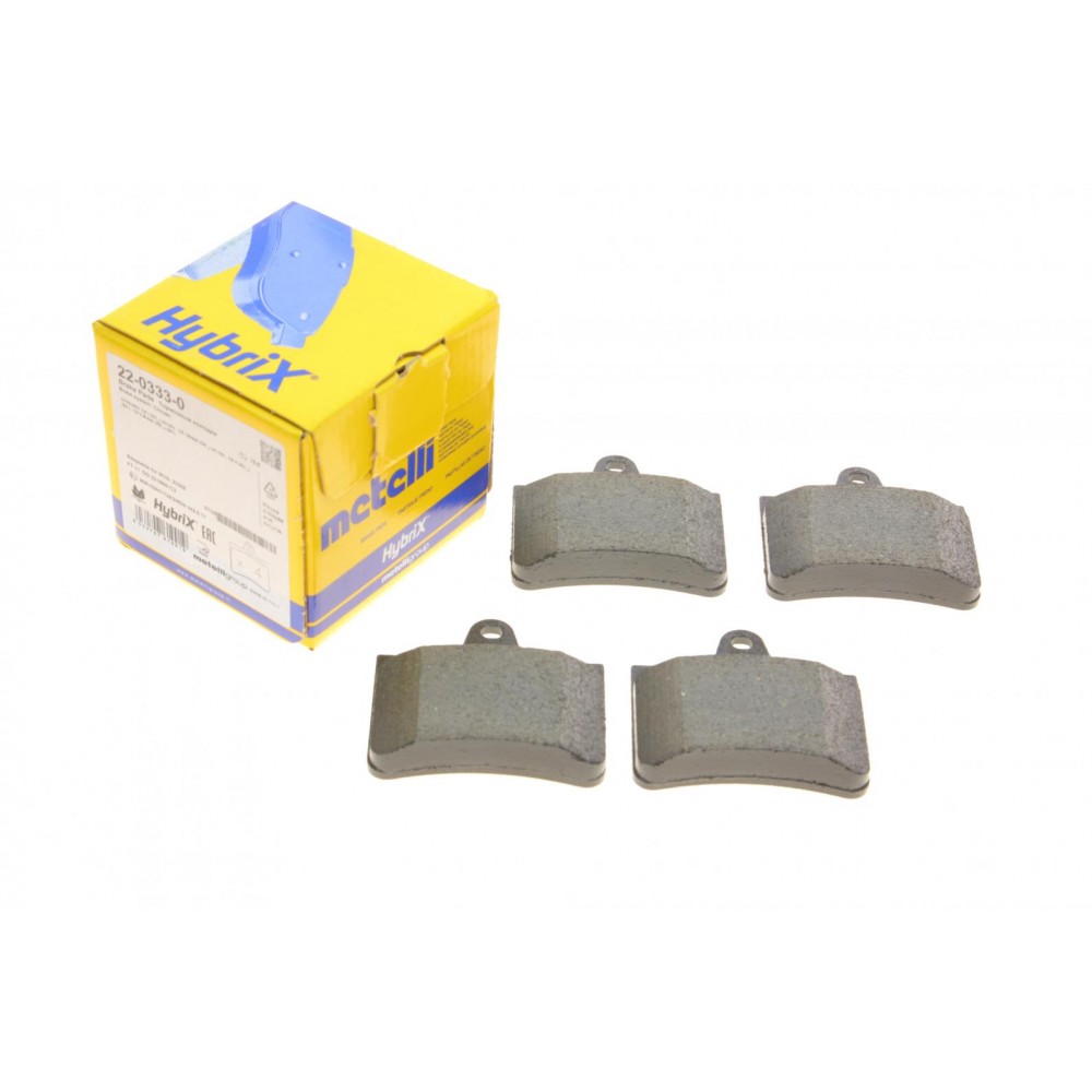 22-0333-0 METELLI Комплект гальмівних колодок дисковий гальм