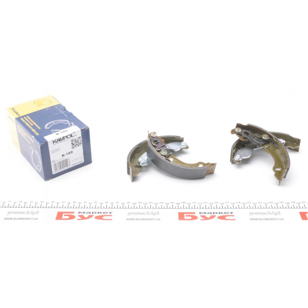 Колодки гальмівні (задні) Fiat Panda 03- (барабанні) (180x31)