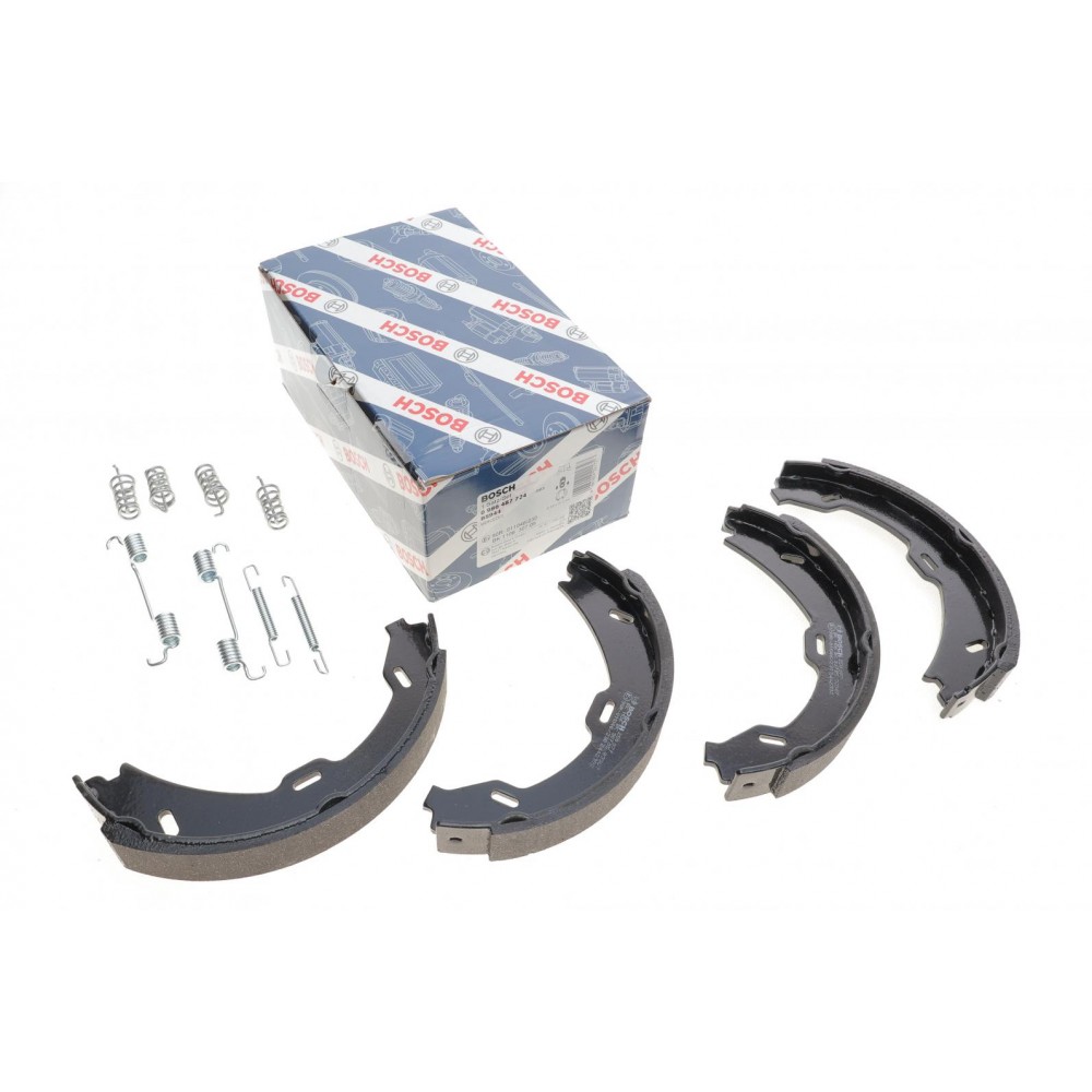 0 986 487 724 BOSCH Комплект гальмівних колодок, стояночная тормозная система