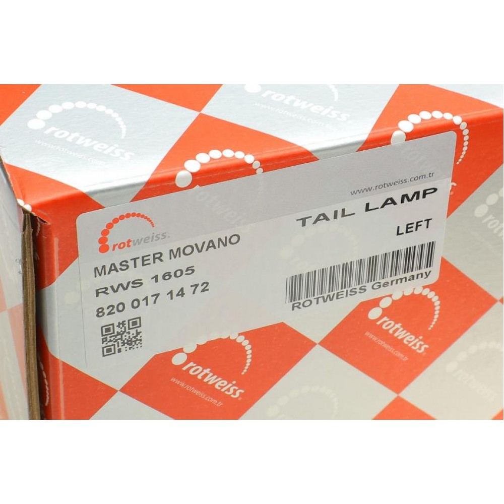 Ліхтар задній Renault Master 03-09 (L)