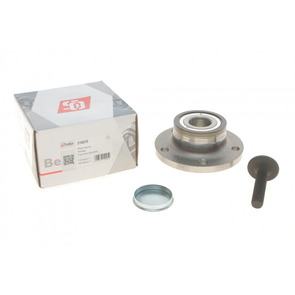 Підшипник маточини (задньої) VW Caddy 03-/Golf V/Skoda Octavia (к-кт)