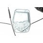 Склопідіймач (передній) VW Golf V/VI 07-13 (L) (електро) (без моторчика)