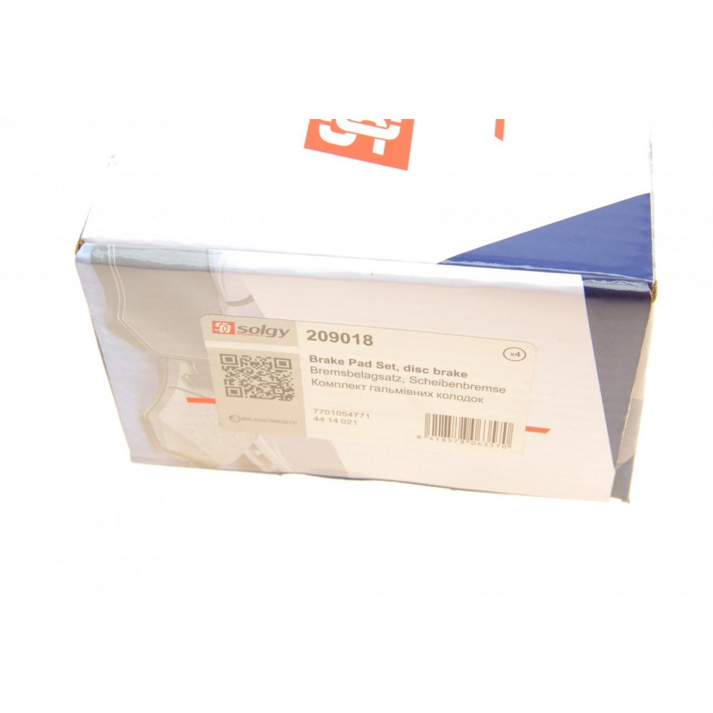 Колодки гальмівні (передні) Renault Trafic/Opel Vivaro 01-