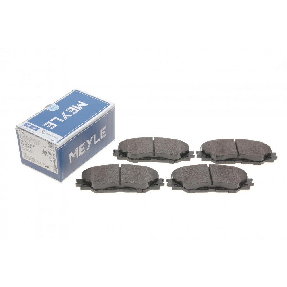 025 243 3617 MEYLE Комплект гальмівних колодок дисковий гальм