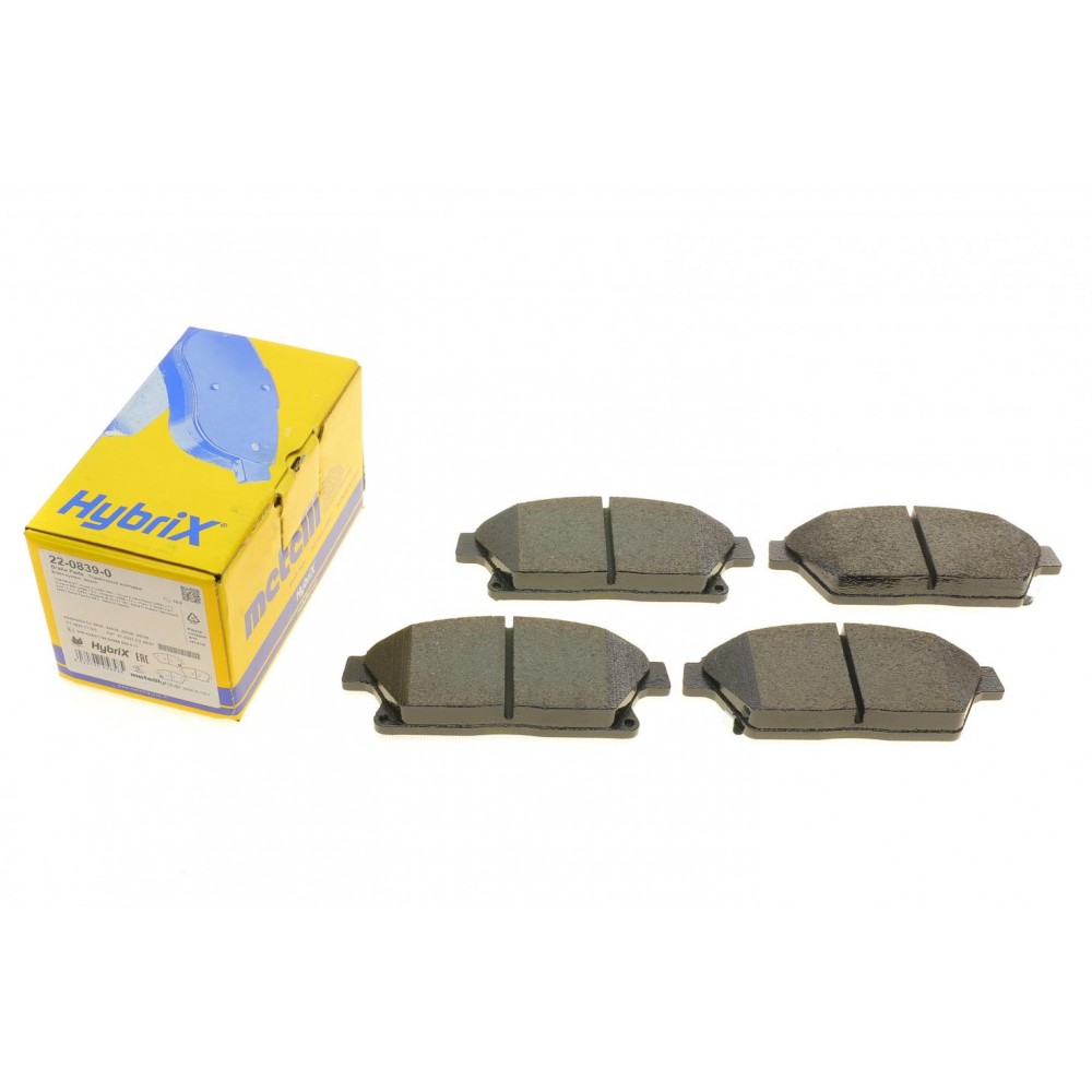 22-0839-0 METELLI КомплеК т гальмівних колодок, дискове гальмо