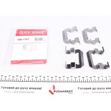 109-1761 QUICK BRAKE Комплектуючі колодки дискового гальма