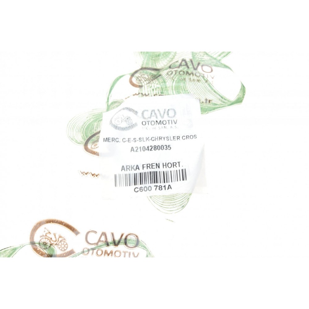 Шланг гальмівний (передній) MB A-class (W168) 98-04/E-class (W210) 96-03