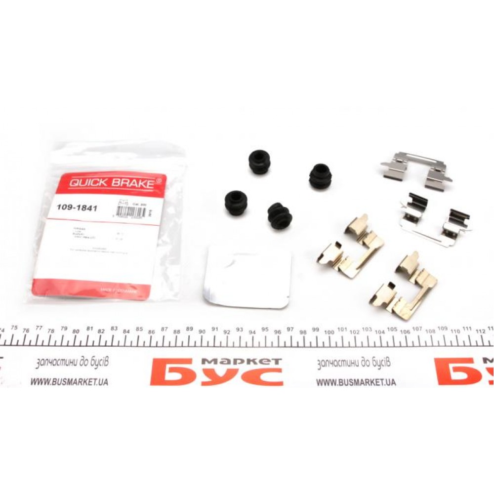 109-1841 QUICK BRAKE Комплектуючі колодки дискового гальма