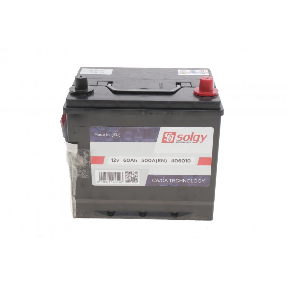 Акумуляторна батарея 60Ah/500A (230x172x222/+R) Азія