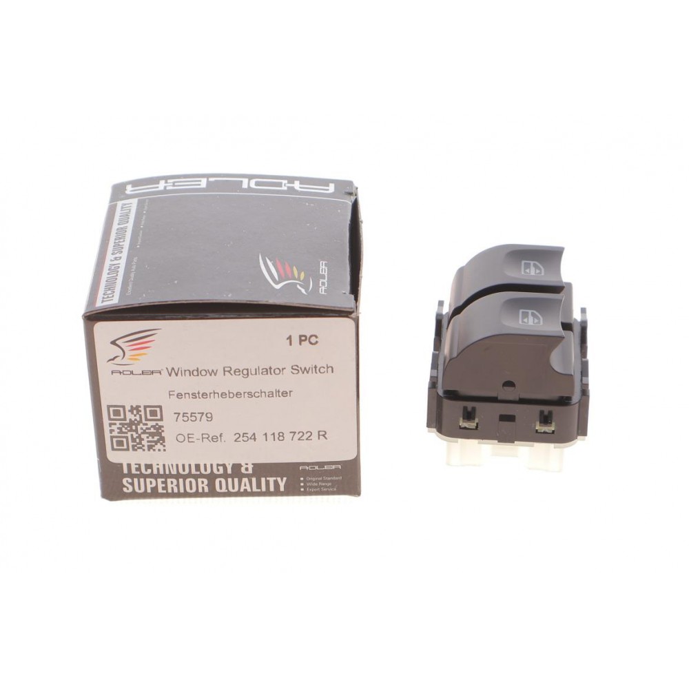 Кнопка склопідйомника (L) Renault Trafic III 1.6 dCi 14- (блок)