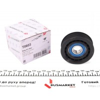 T0603 HUTCHINSON Паразитный / ведущий ролик, Поліклиновий ремінь