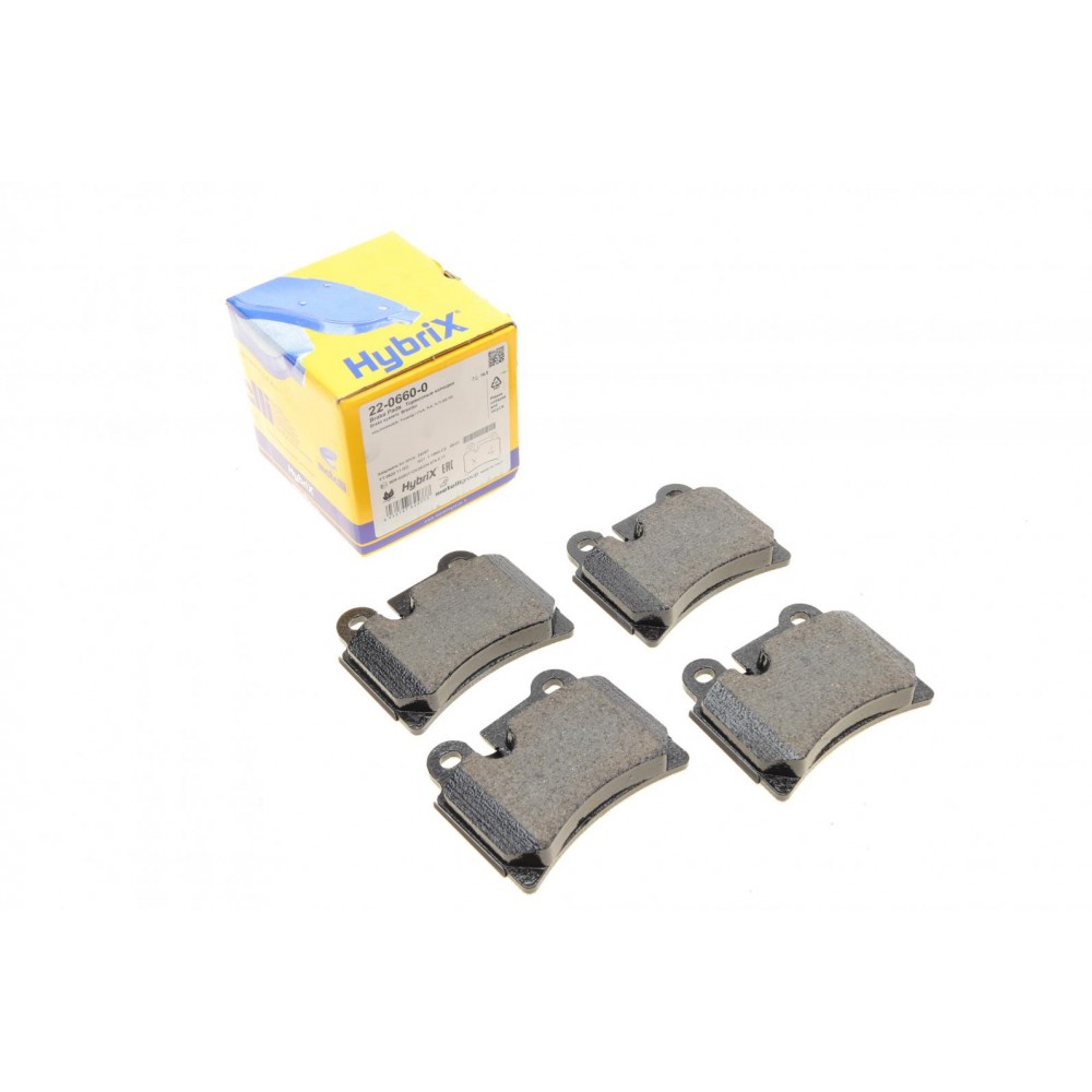 22-0660-0 METELLI Комплект гальмівних колодок дисковий гальм