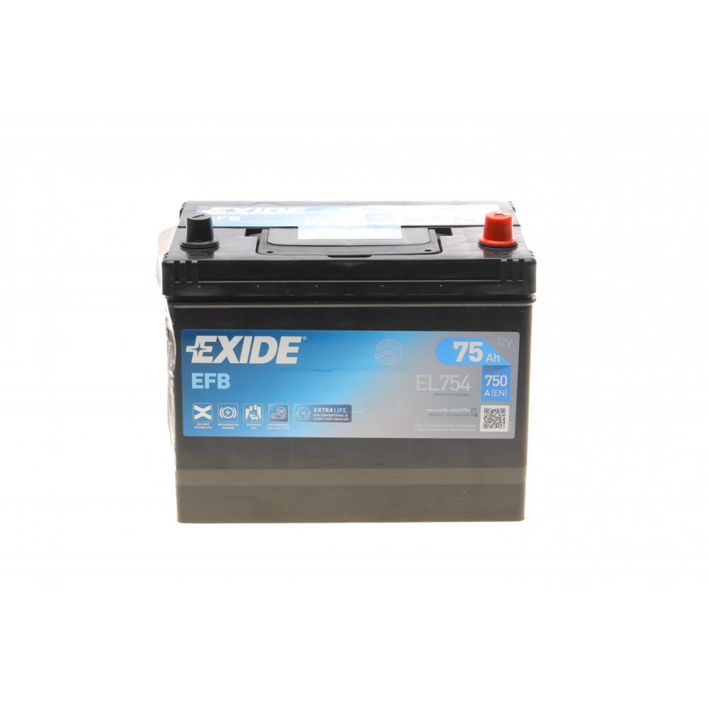 EL754 EXIDE Стартерна акумуляторна батарея